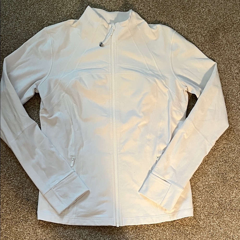 Lululemon Athletica White Define Jacket